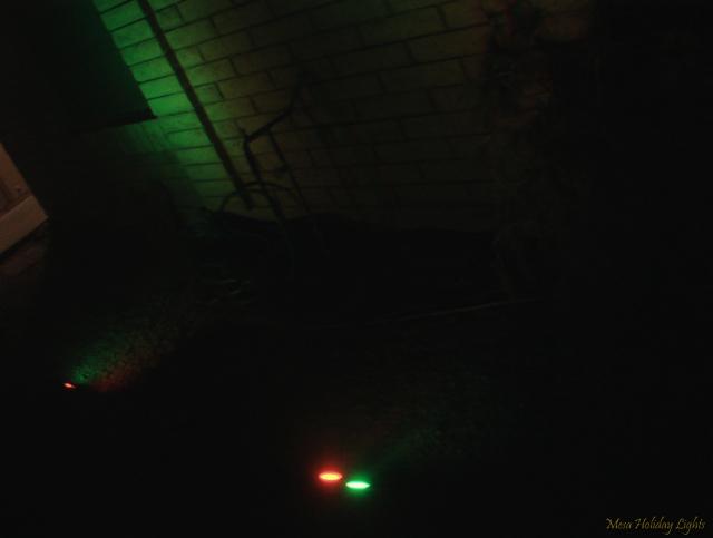 Color wash lights on the house