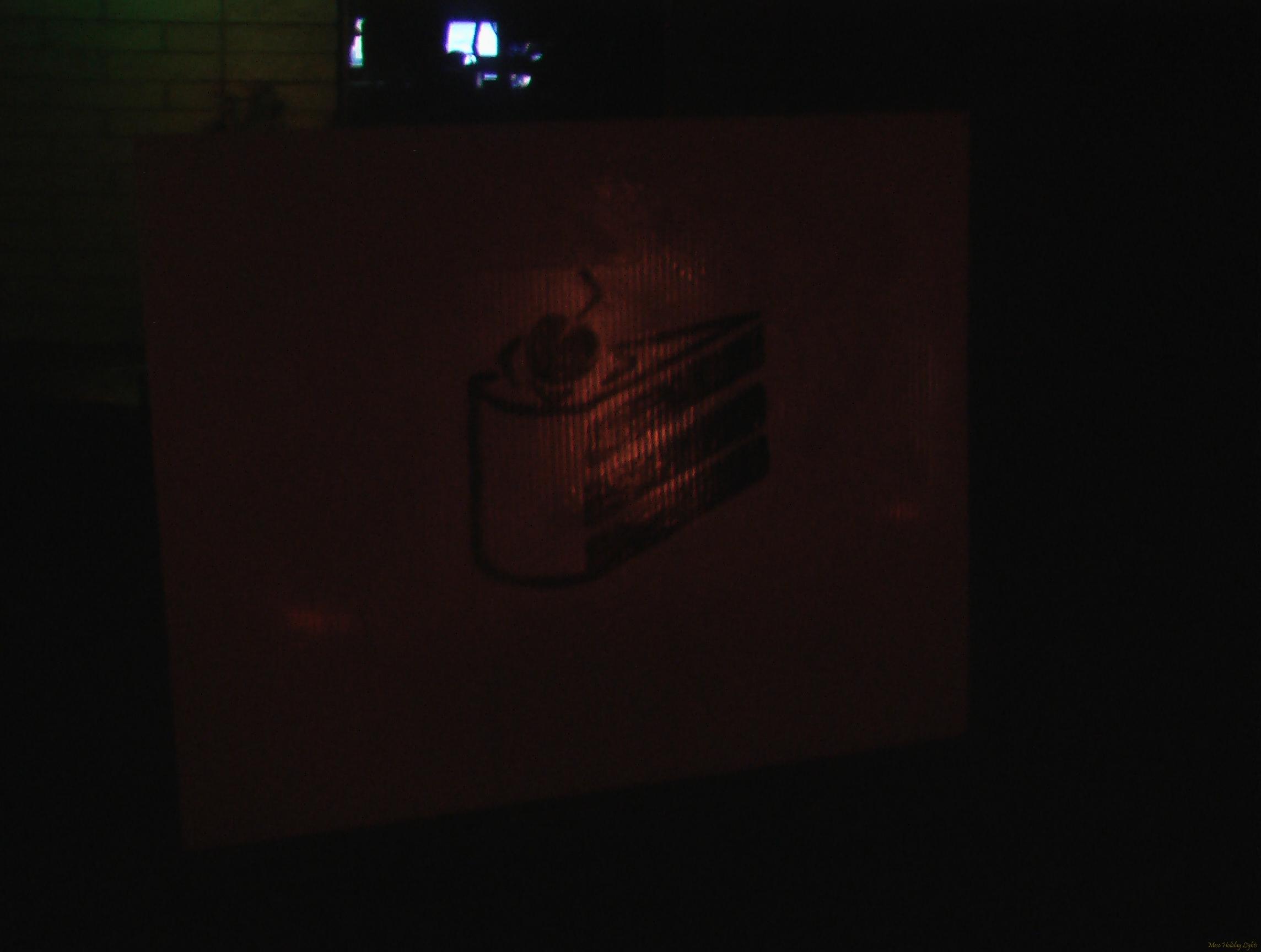 Portal sign without black light