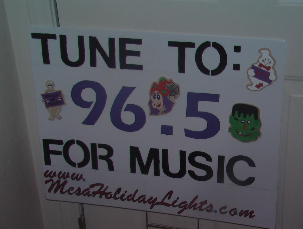 Halloween Tune To Sign