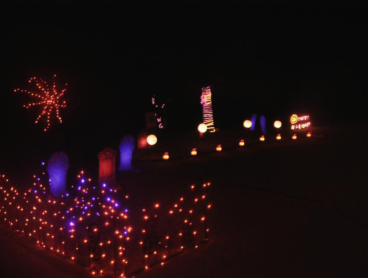 View from the left side of the display